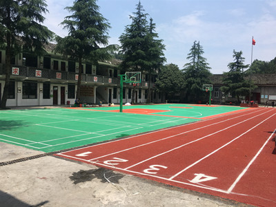 湘西州鳳凰縣培民學校透氣型跑道 湘西州鳳凰縣培民學校透氣型跑道